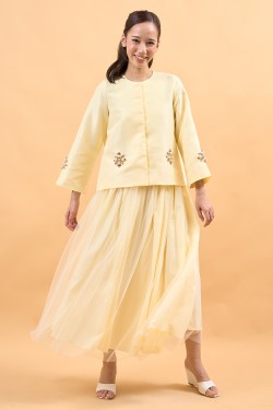 LUNA TOP IN BUTTER YELLOW