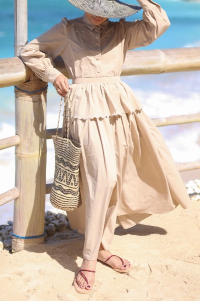 MALAI SKIRT IN SAND
