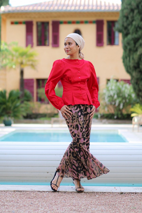 ORIONE SKIRT IN LEOPARD