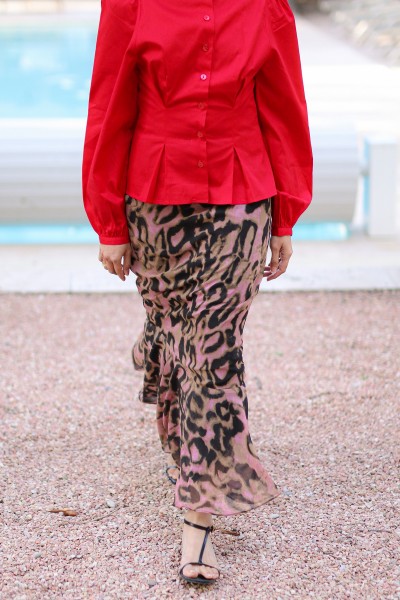 ORIONE SKIRT IN LEOPARD