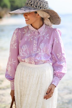 PUSPITA TOP IN ORCHID