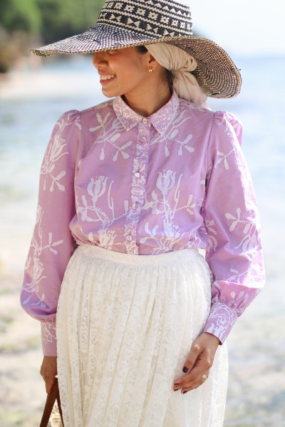PUSPITA TOP IN ORCHID