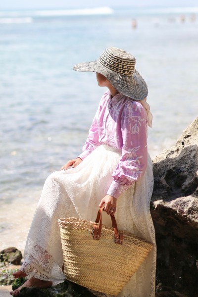 PUSPITA TOP IN ORCHID