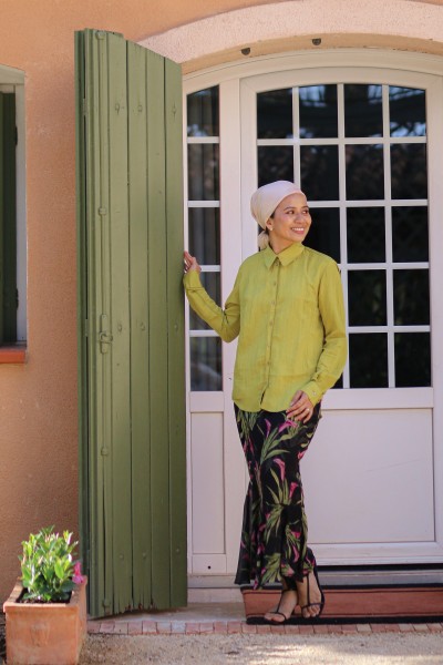 ROSALIE TOP IN LIME