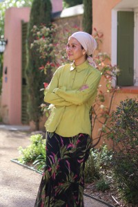 ROSALIE TOP IN LIME