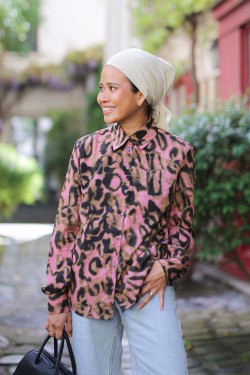 ROSALIE TOP IN LEOPARD