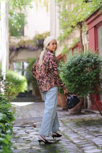 ROSALIE TOP IN LEOPARD