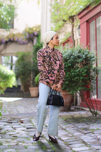 ROSALIE TOP IN LEOPARD