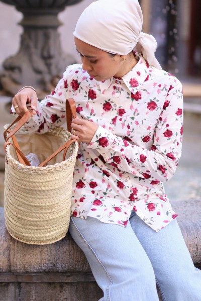 ROSALIE TOP IN FLORAL