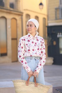 ROSALIE TOP IN FLORAL