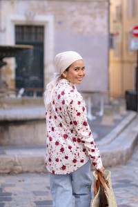 ROSALIE TOP IN FLORAL