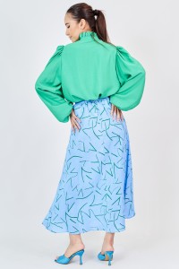 CAMILLE SKIRT IN BLUE