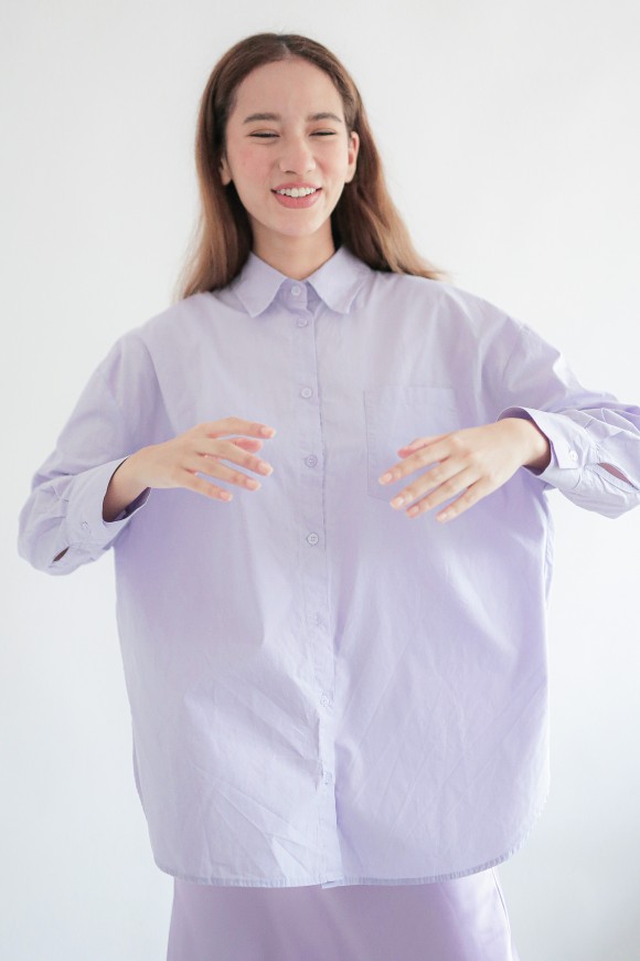 FINLEY TOP IN LILAC