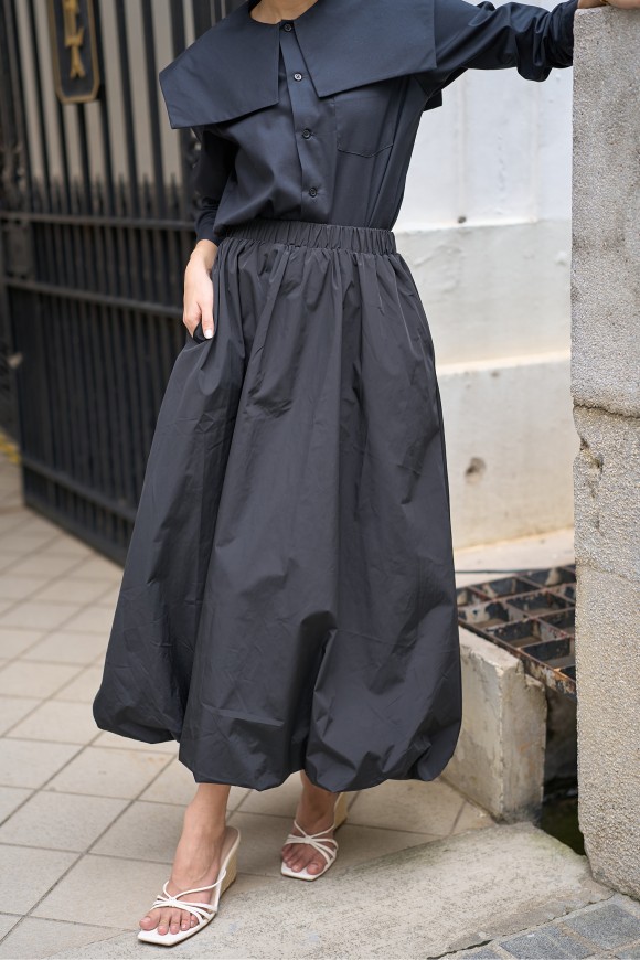 DIONI BUBBLE SKIRT IN BLACK